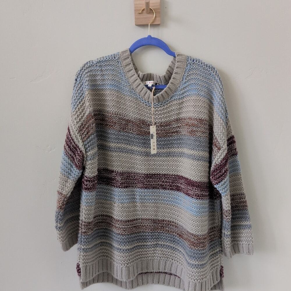 Xirena Simone Sweater Alpaca Blend in Gris size Large NWT- Rare!!